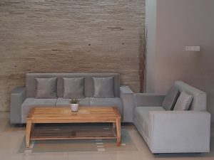 Sofa Set Minimalis Abu-abu